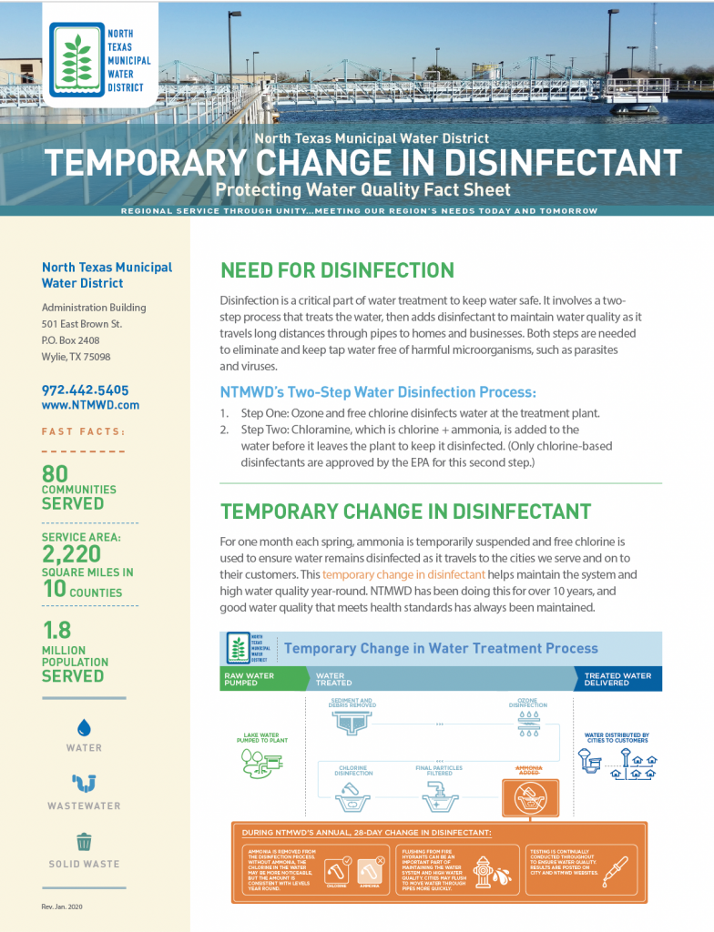 Bois d'Arc Lake construction factsheet